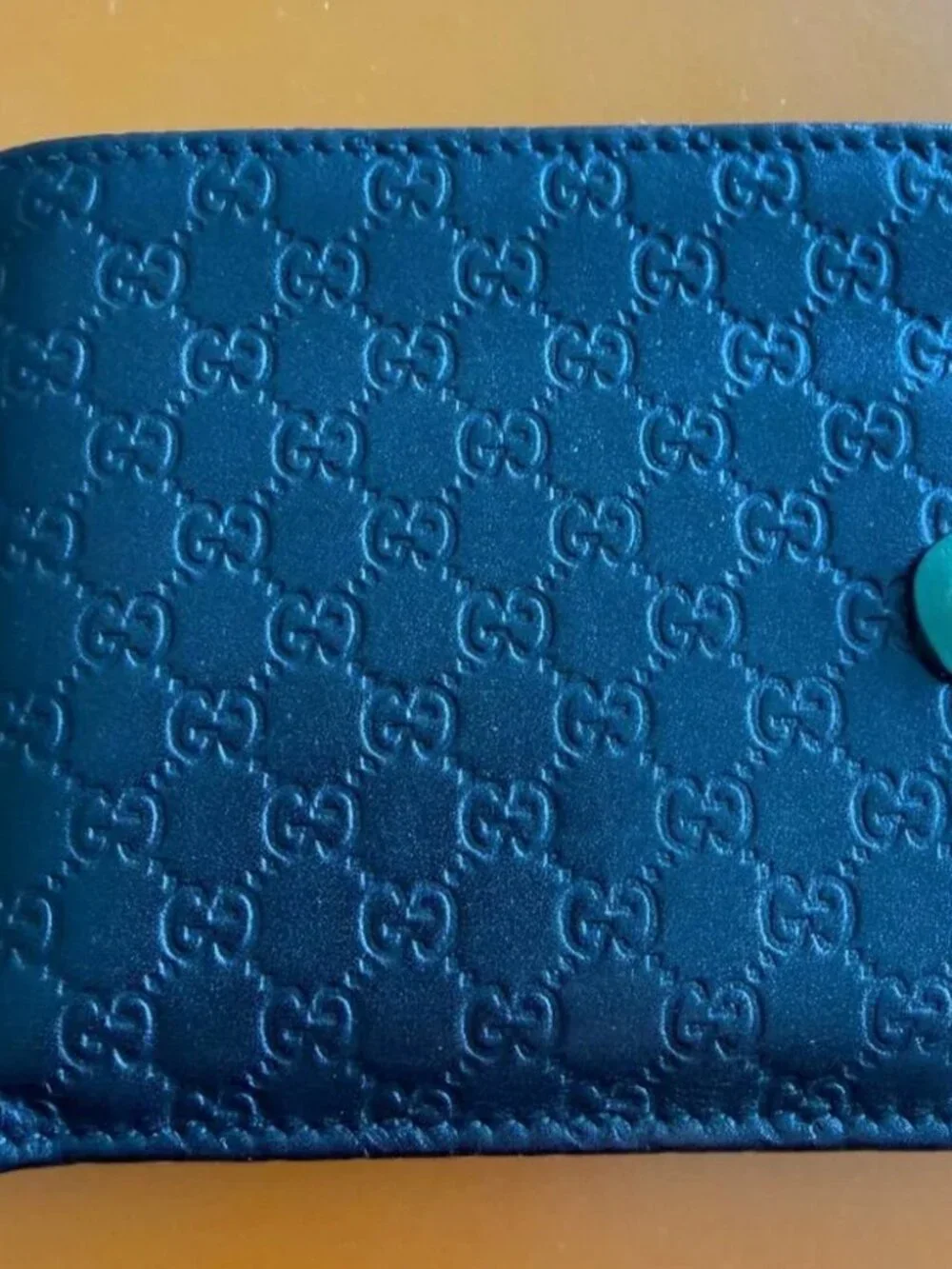 Gucci Micro Guccissima Leather Bi Fold Wallet